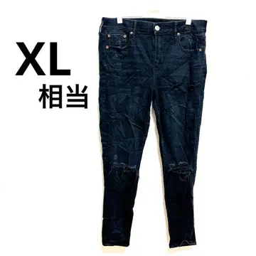 AMERICAN EAGLE 스키니 데님 블랙 [ XL ] 상당 멋진