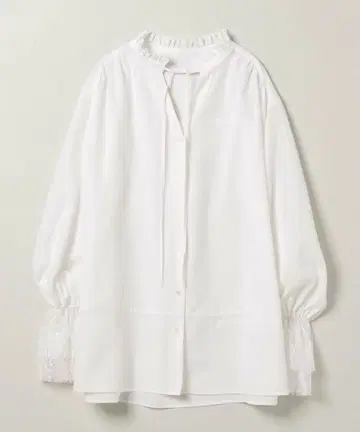 JEANASIS 지나시스 W 레이스 커프스 블라우스