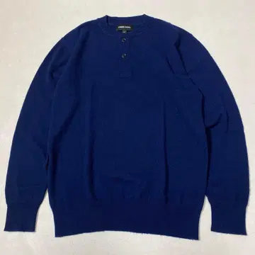 THREE DOTS 캐시미어 100 헨리넥 니트 풀오버