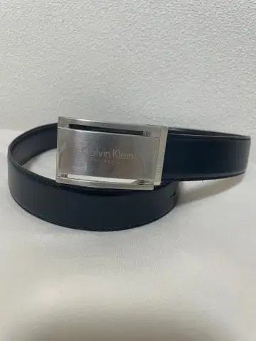 캘빈 클라인 블랙 가죽 벨트