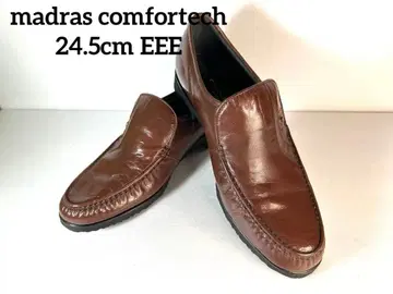 madras comfortech 브라운 가죽 로퍼 24.5cm