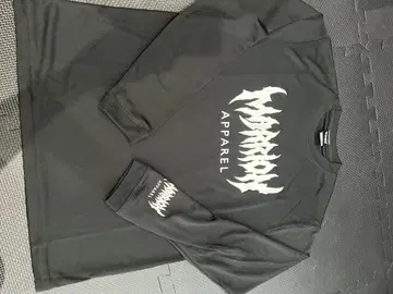 WARRIOR APPAREL 블랙 롱 슬리브 T셔츠 M 속건성 소재