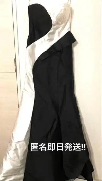 [ 미사용 새상품 ] 파티 드레스 롱 드레스 택 포함 모노톤 포멀
