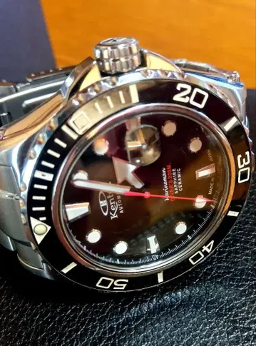 켄텍스 마린맨 다이버 S706M AT 남성용 손목시계 작동품