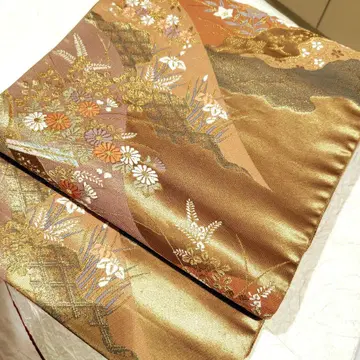 후쿠로 오비 호몬기 전통 예복 기모노