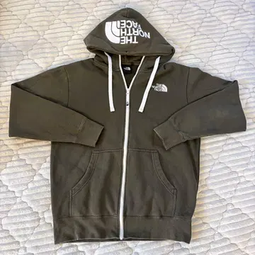 THE NORTH FACE 풀 집업 후드티 L 사이즈 올리브 그린