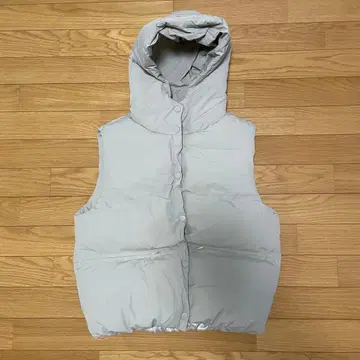 S 사이즈 폴리에스테르 다운 베스트