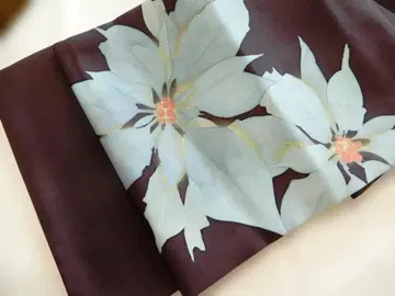 순수 실크 작가 이름 시오제 나고야 오비 개성적인