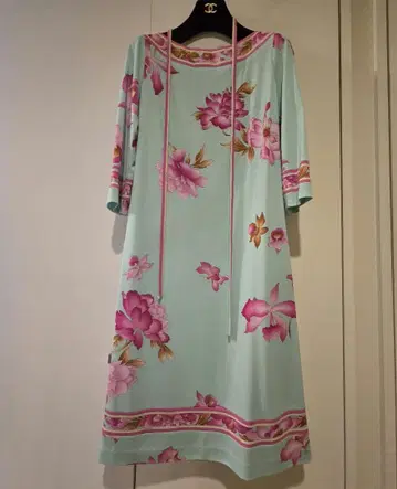 LEONARD 레오나르 칸칸 소재 원피스