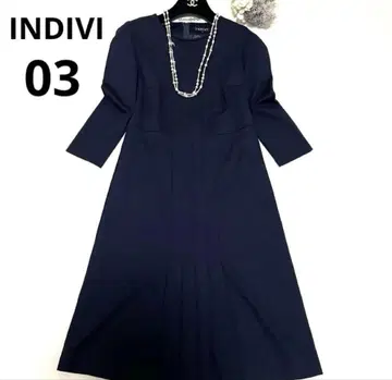새상품급 인디비 원피스 사이즈 네이비 03