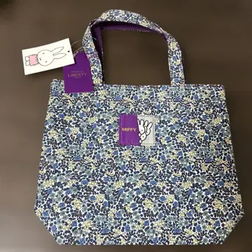미피 꽃무늬 미니 토트 백 리버티 미피 미사용