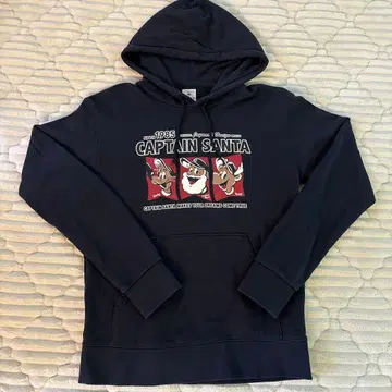 CAPTAIN SANTA 그래픽 후드티 M 네이비 1985