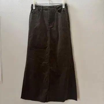 스픽 앤 스팬 코듀로이 롱 스커트