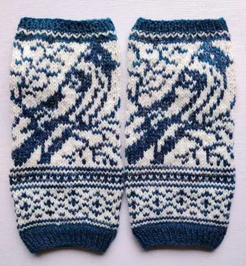 손뜨개질 암워머 루즈한 사이즈