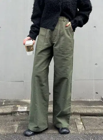 OUTDOOR PRODUCTS Usual Things 와이드 베이커 팬츠