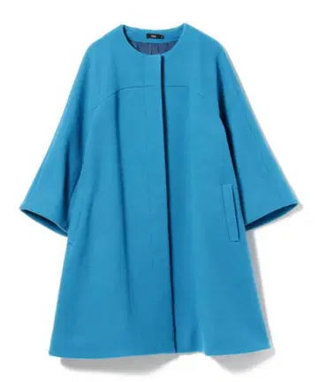 빔즈 M fil x EFFE BEAMS A라인 노카라 코트