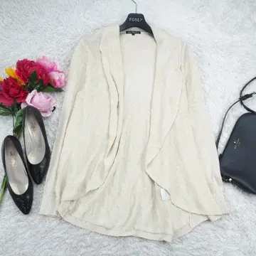 G9913*23 23KU 린넨 니트 가디건 베이지 38