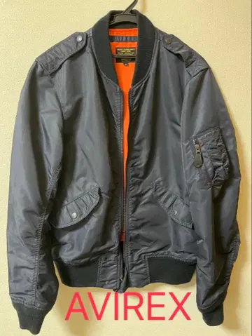 AVIREX MA-1 플라이트 자켓 네이비