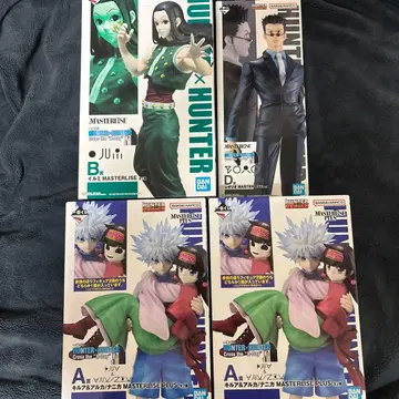 HUNTER x HUNTER 제일복권 피규어 4체 세트