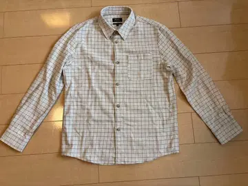 A.P.C. 체크 무늬 긴팔 셔츠 M 사이즈