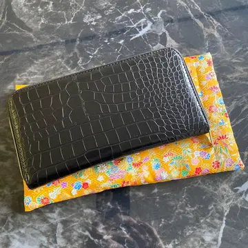 미사용 새상품 핸드메이드 지갑용 방석 장지갑 금전운 업 기모노 리메이크