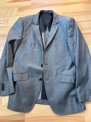 타케오 키쿠치 TK 수트 그레이 L 스트라이프