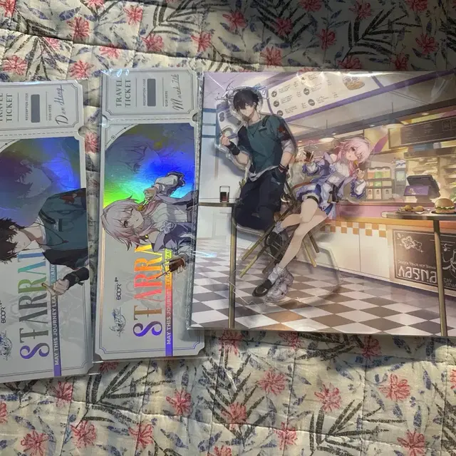 스타레일 굿즈-(부어치킨) 아크릴 스탠드&티켓