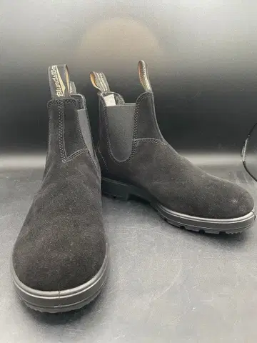 블런스톤 블랙 사이드 고어 부츠