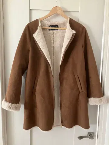 sonny label Urban Research 인조 모피 무스탕 코트