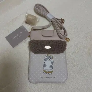 시마무라 모프 샌드 숄더백 카멜 브라운 토끼