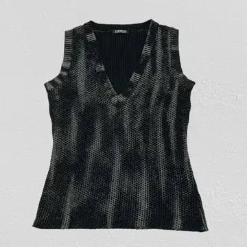 5351 풀오버 V넥 니트 베스트 풀오버 남성용 블랙 M 상당