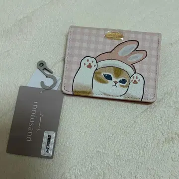 시마무라 모프 샌드 mofusand 컴팩트 지갑 우사냥 핑크