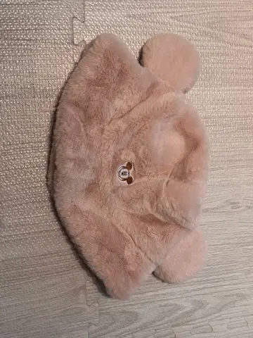 Disney 곰 귀도리 모자 베이지 프리 사이즈
