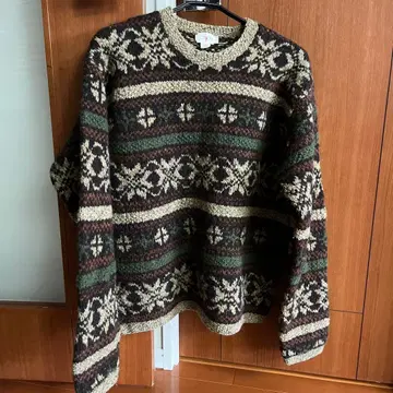 (주)레나운 패턴 스웨터 L 사이즈