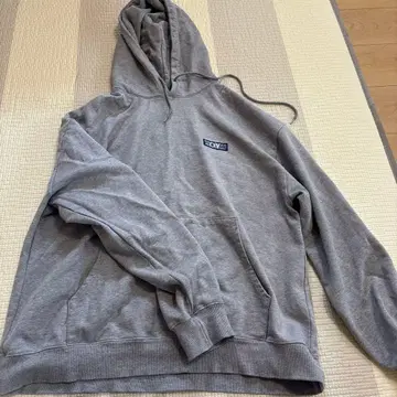 OY 그레이 후드티 백프린트