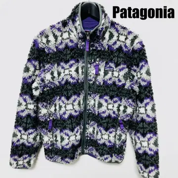 [ 1회 사용만 ] Patagonia 보아 플리스 클래식 레트로X 퍼플