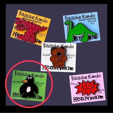 다이스케 콘도 핀 배지 [ 펭귄 ]