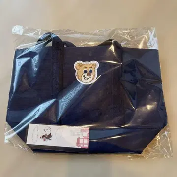 미사용 새상품 러브러리 바이 페이러 올드 테디 토트 네이비 스몰