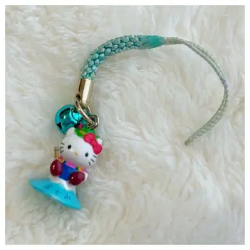 지역 한정 키티 매듭 후지산 스트랩 2001