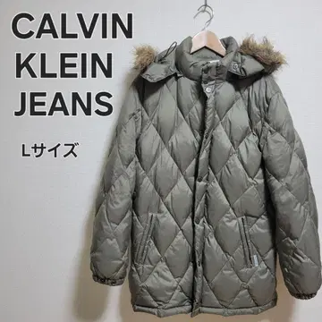 CALVIN KLEIN JEANS 퀼팅 다운 자켓 L 사이즈