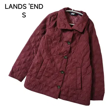 LANDS' END 충전솜 퀼팅 코트 S