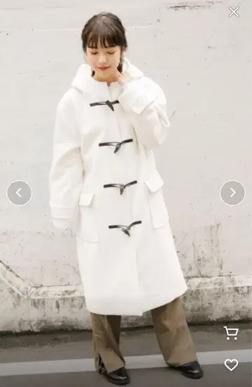 로리즈팜 더플 코트 메리노 에어 클리닝 완료