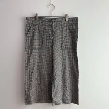 4093 prit(프릿) 린넨 와이드 팬츠 깅엄 체크