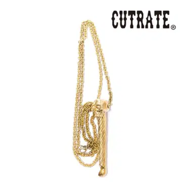 CUTRATE SKULL STRAW NECKLACE 스컬 목걸이