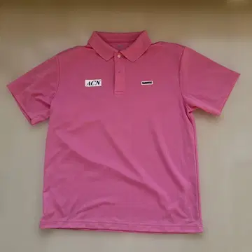 SUNRISE 핑크 골프 셔츠 L 사이즈