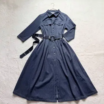 새상품 그레이스풀 스마일 데님 셔츠 원피스 XL 빅 사이즈
