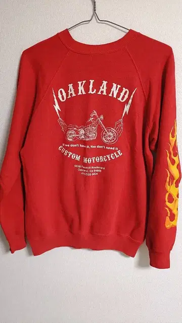 90's 맨투맨 할리 커스텀샵