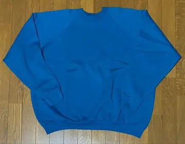 프루츠 오브 룸 빈티지 맨투맨 블루그린