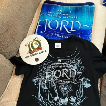 미세스 FJORD LIVE 티셔츠 타월 타워 레코드 부채