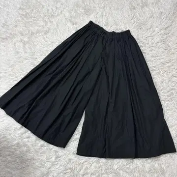 [ 인기 ] 미즈이로 인드 와이드 플레어 팬츠 가우초 팬츠 스카초 블랙